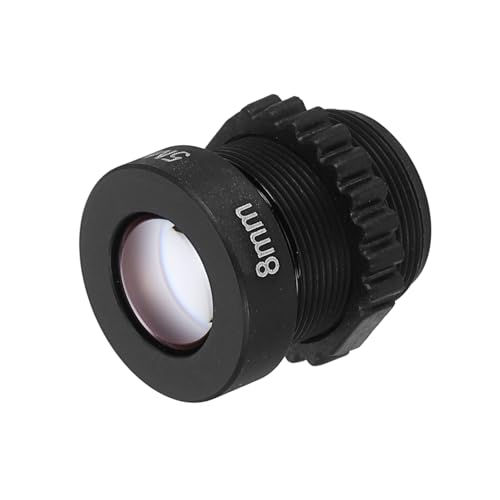 PATIKIL CCTV Camera Lens 8mm Focal Length HD 5MP Security CCTV Camera Lens Wide Angle M12 Mount Fixed Aperture Long Viewing Distance