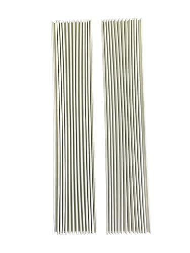 A/C Safe Vinyl Side Panel Replacement Kit for Air Conditioner Installation in Window Frames up to 21' Tall and 12' Wide, White