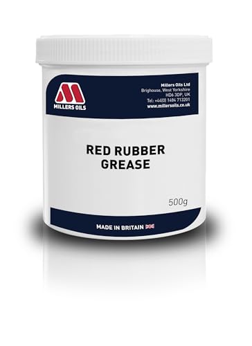 Millers Oils Red Rubber Grease, 500ml (16.9 fl oz), 500g, For Piston Seals in Brake Systems & Other Rubber Components