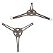 2 Pieces Microwave Turntable Ring Triple Arm Glass Play Tray Support Roller Guide Stand Holder