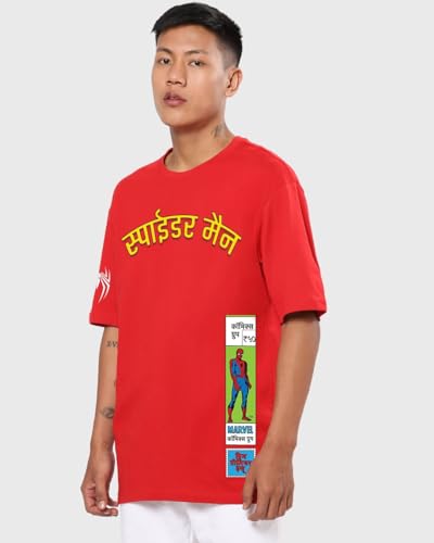 Image of Bewakoof Men's Cartoon Oversized Fit T-Shirt