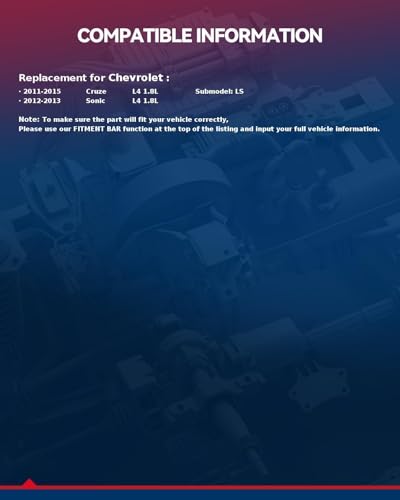 Image of KAX Engine Cylinder Head Gasket Set Compatible with Chevrolet Cruze 2011-2015 1.8L, Sonic 2012-2013 1.8L, Head Gasket Kit, OE# 55355578, 55354237, 55563374, 24405819