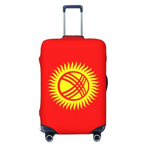 Flag of Kyrgyzstan Travel Luggage Cover Suitable for 18-32 Inch luggage