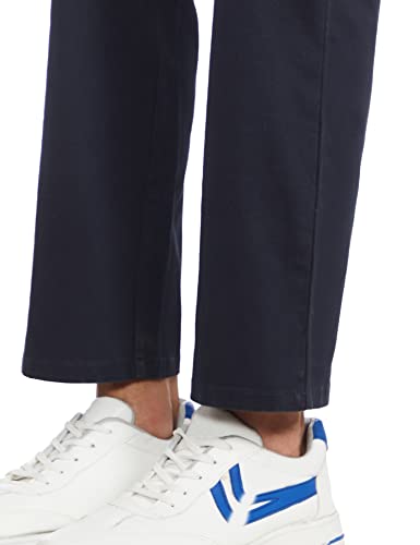 Image of Marks & Spencer Mens Solid Mid Rise Regular Fit Chinos