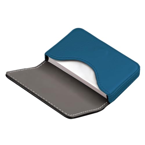Image of Business Card Holder PU Leather with Magnetic Closure