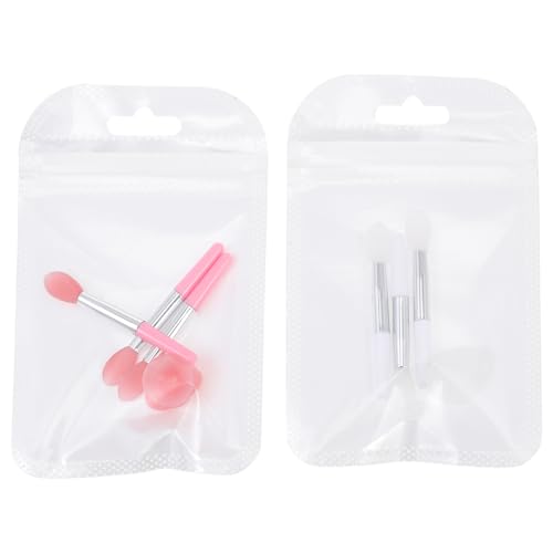 FOMIYES Lip Set Brush Applicators 2 Sets of 8pcs Each Skincare Tools for Face Lips