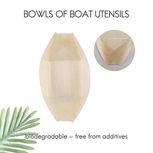 Dciustfhe - 50 ciotole per finger food, in legno