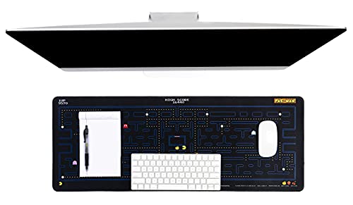 Paladone PAC MAN Desk Mat | Classic Gaming Office Décor |