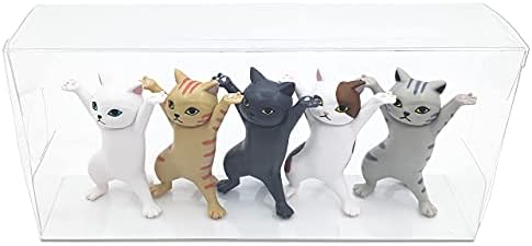 Dancing Cats Pen Holder,Cat Lover Gifts,Creative the Coffin Dancers for Desk or Home Decoration Ornaments Small Item Storage Cute Working Cats 5PCS
