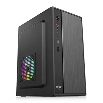 Gabinete Office Aigo Q2506, Mini-Tower, Preto, Q2506-BK