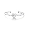 KeyStyle Love Knot Bracelet for Women, Tie The Knot Bracelets Bridesmaid Gift 14K Gold Plated Stackable Bangle for Party Prom Minimalist Jewelry