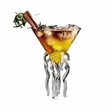 LIXSAZSE Cóctel creativo transparente para limpiar, resistente y duradero, diseño, perfecto para celebraciones de bodas en casa y eventos.