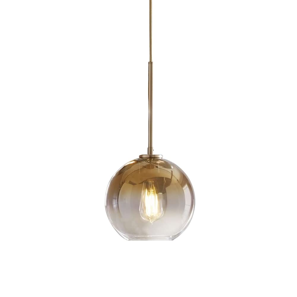 Luminaire pour îlot de cuisine en verre moderne éliminant l'éclairage agressif