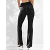 VOOVEEYA Women's Bootcut Leggings - Bootleg Yoga Pants Flare with 4 Pockets,Tummy Control High Waisted Casual Dress Pants