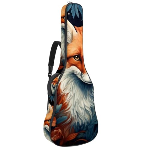 Sac pour guitare étanche à motif renard pour vos répétitions et concerts
