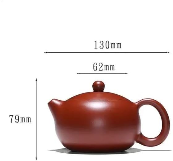 Ceramic Pot Chinese Classic 280 Ml Handmade Purple Clay Teapot Coffee Pot Portable Travel Tea Set Home Tea Set Accessories Loose Tea Teapot Tea Pot