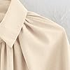 FONMA Womens Puffed Bomber Jacket Casual Batwing S... #3