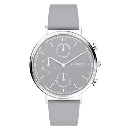 Liebeskind Berlin Damen Analog Quarz Uhr mit Leder Armband LT-0380-LM