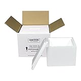Polar Tech 214C Foam Container and Carton, 9-1/2