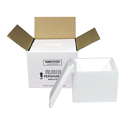 Polar Tech 214C Foam Container and Carton, 9-1/2
