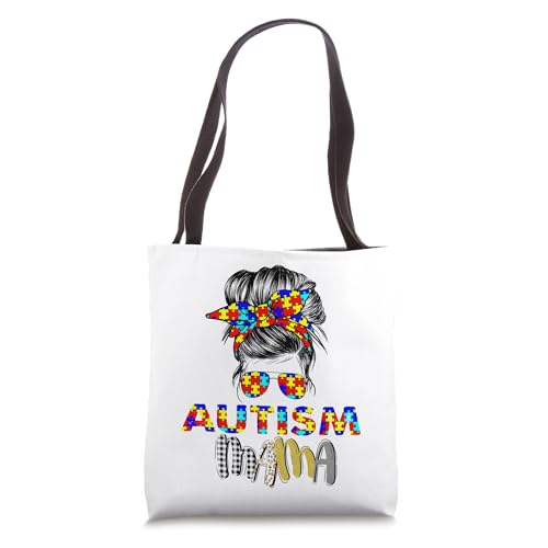Bolso tote para mujer con diseño Autism Awareness miniatura 1