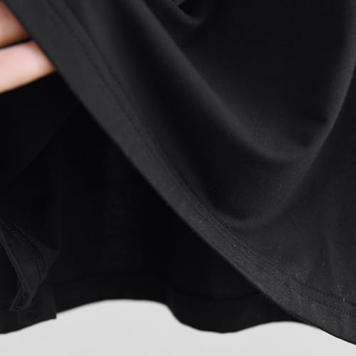 Nightshirt for Men Nightgown Short Sleeve Crewneck Sleepshirt Pajama Shirt Summer Comfy Big & Tall Henley Sleep Gowns3