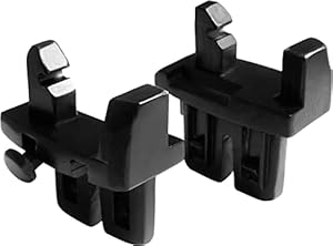 hauck Adapter Kompatibel mit Duett 2 Geschwisterwagen & Comfort Fix Babyschale (nicht mit Anderen Modellen Kompatibel), Einfache Klick Befestigung (Schwarz)