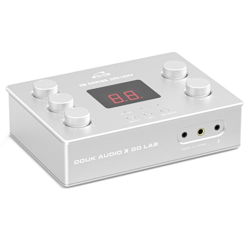 DOUKAUDIO Z1 �Q�[�~���O DAC�A���v: GD LAB�ďC HD �T�E���h ESS9039Q2M DAC���� 4.4mm�o�����X�o�� FPS�Q�[���œK�� �I�[�f�B�I�}�j�A���� �f�X�N�� (�V���o�[�iMUSES01) �d���A�_�v�^�[��t��)