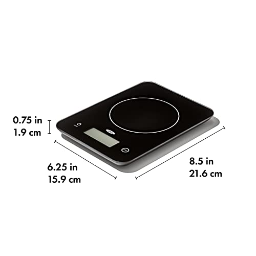 Oxo Good Grips Everyday Glass Food Scale 11Lbs/5Kg #TOP1