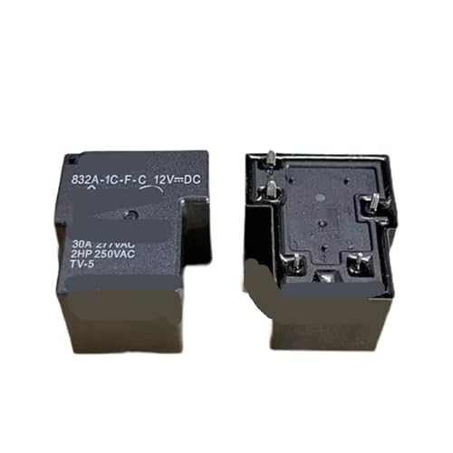 Relais 832A-1C-FC 12VDC 30A 5 broches composant commutation électronique pack 5