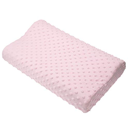 xingyang Hot Memory Foam Pillow 3 Colors Orthopedic Pillow Latex Neck Pillow Fiber Slow Rebound Soft Pillow Massager Cervical Health Care (pink,50 * 30 * 10 * 7cm)