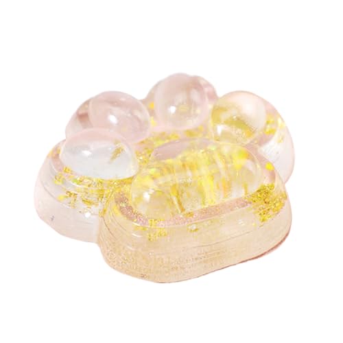 猫の肉球おもちゃ スクイーズ玩具 スクイーズ おもちゃ 肉球 猫 猫の肉球ピンチトイ 超ソフト素材 ストレス解消 大人/子供用 携帯便利 キーホルダー付き 家族団らん 動物好き向け 7x6.5cm