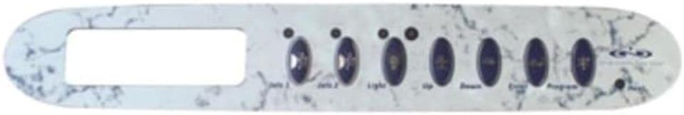 Hot Tub Classic Parts Spa Topside Control Inlay Compatible with Most Dimension One Spas was DIM01560-352 Now DIM01560-350