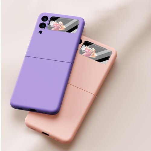 Capa Capinha Case Compatível Samsung Galaxy Z Flip 3 / Galaxy Z Flip 4 Silicone Com Proteção de Câme