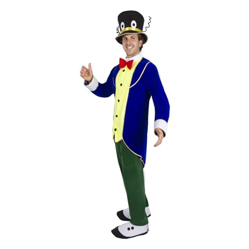Pegasus Costume Grillo di Pinocchio Adulto Vestito Carnevale (M)