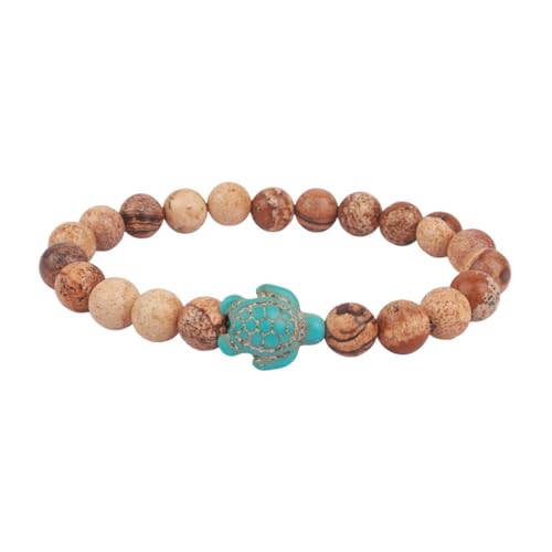 Fashionable Whale Turtles Elastic Fit Georgias Aquarium Jewelry Accessory for Men and Women Turtles Bead Bra