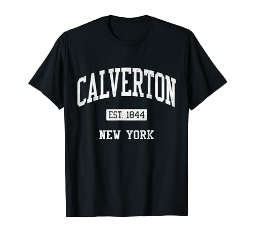 Calverton New York NY JS04 Vintage Athletic Sports T-Shirt Calverton New York NY JS04 Vintage Athletic Sports T-Shirt