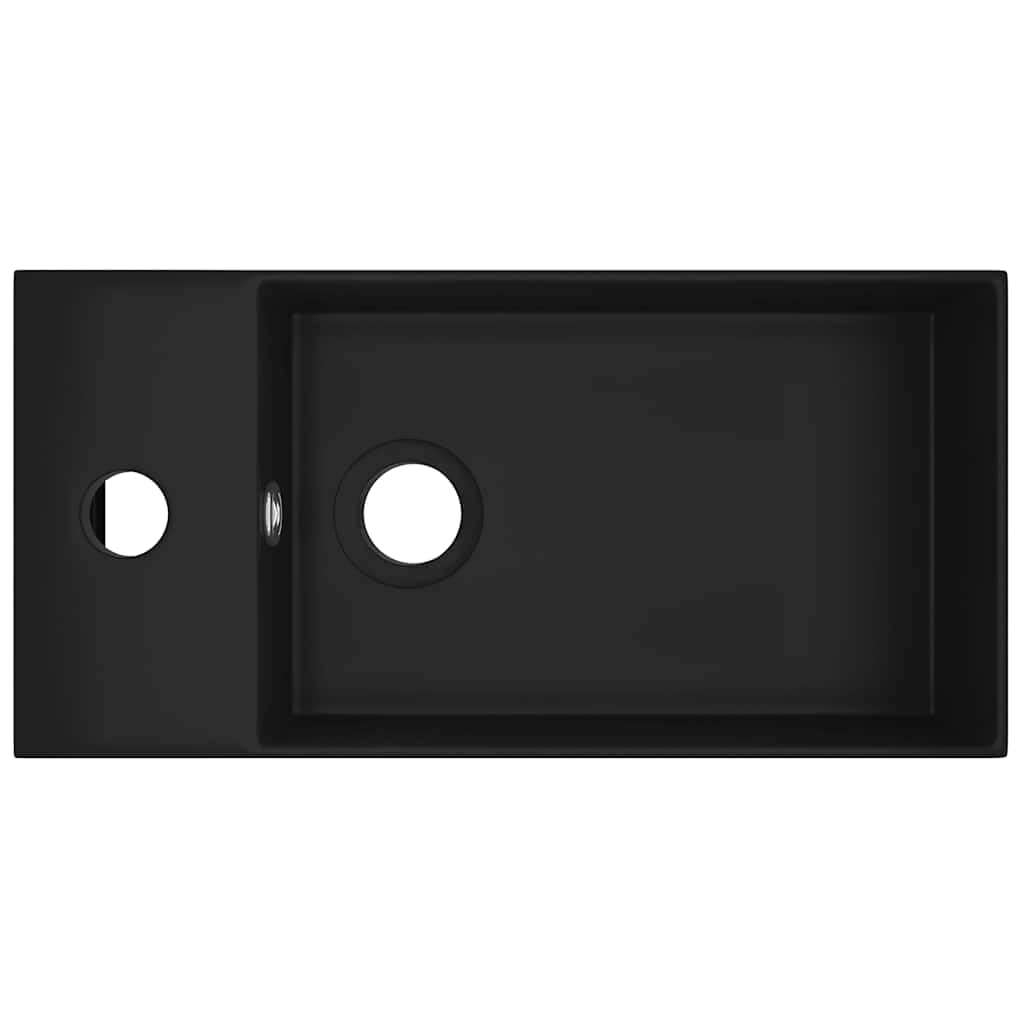 Lavabo da appoggio 48 x 25 x 15 cm, in ceramica, per bagno