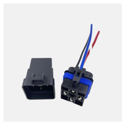 Relais 12V 5 broches étanche 40A contre l'humidité avec support filaire auto
