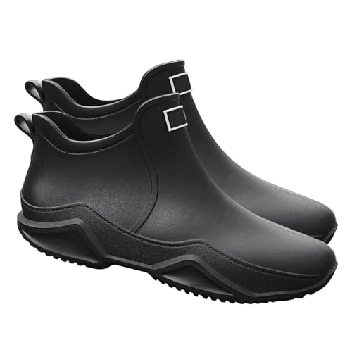Funda impermeable para zapatos de goma, impermeable, protección para botas de lluvia para tobillo, funda antideslizante para zapatos de lluvia, fundas para botas de lluvia, reutilizables, para pared