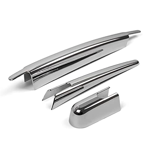 YFBB 3 uds Accesorios de Coche ABS Cromado Trasero Maletero Ventana limpiaparabrisas embellecedor, Apto para Nissan Qashqai J11 / Rogue Sport 2014-2018 Cover