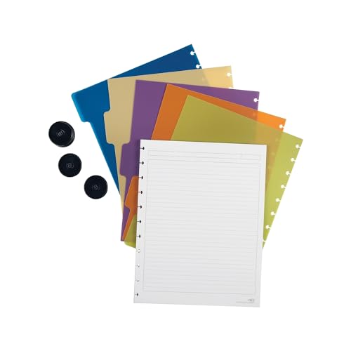 Staples? Arc Notebook System Accessory Kit, Letter Size, Includes Paper, Dividers, and Rings