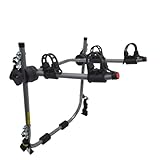 Suporte para bike Transbike 2 bicicletas POP Prata tira Preta Sedan Hatch