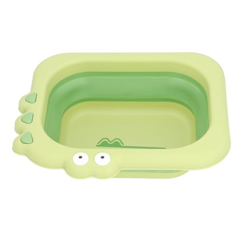 Portable Baby Bather, Foldable Butt Washing Device for Newborns Multi Functional Lightweight and Portable Baby's Favorite (Green)