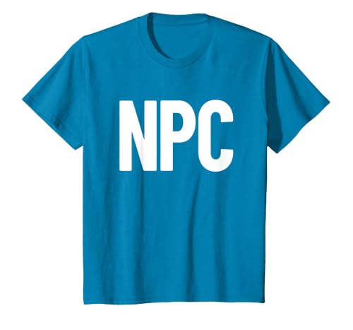 NPC Non Playable Character RPG Role Playing Game NPC T-Shirt, Youth, Sapphire Blue, 2T