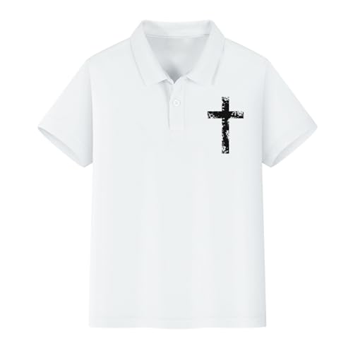 Children's Short Sleeve Pique Polo Uniform Shirts Girls Summer Casual T-Shirt Collared Shirts Dry Fit Polo Shirt Boys4