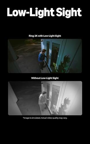 Ring Outdoor Cam Plus, Battery (newest model), Home or business security, Wide-Angle 2K Video with Ring Vision, Low-Light Sight for full-color night vision, Mount-Anywhere Versatility, Black - 4