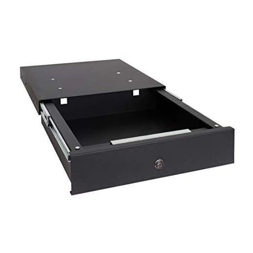 ARREGUI Box-in 22000-S1 kassaskåp för kamouflage i kökssulan, 9,8 x 41 x 45 cm, 12 L, svart