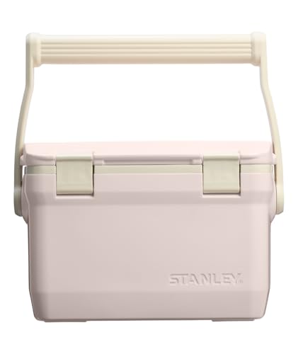 Image of Stanley Adventure Outdoor Cooler 7 qt | Heavy Duty Outdoor Camping Cooler with Easy Carry Top Handle | BPA-Free | Rose Quartz