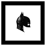 Trends International Gallery Pops DC Comics The Batman - Cowl Wall Art, Black Framed Version, 12'' x 12''